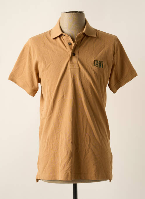 Polo marron CERRUTI 1881 pour homme