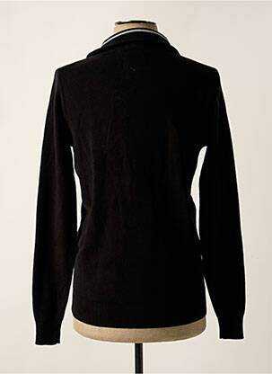 Gilet manches longues maille fine noir BILL TORNADE homme