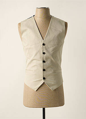 Gilet sans manche poches beige BALIBARIS homme