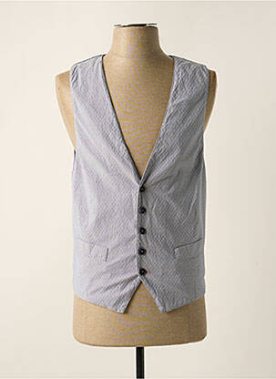 Gilet sans manche poches bleu BENETTON homme