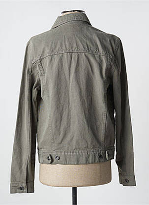 Veste casual fermeture boutonnée sur le devant vert CELIO homme