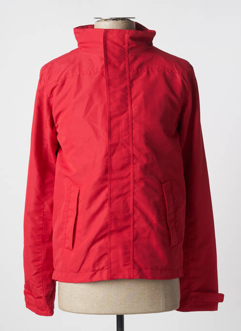 Coupe-vent fermeture zippée sous rabat scratché sans capuche rouge SLAZENGER homme