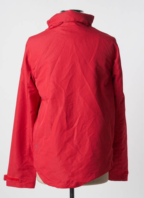 Coupe-vent fermeture zippée sous rabat scratché sans capuche rouge SLAZENGER homme