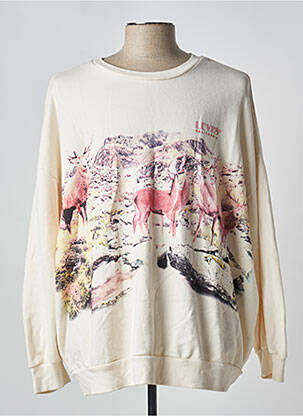 Sweat-shirt stretch manches longues beige LEVI'S homme