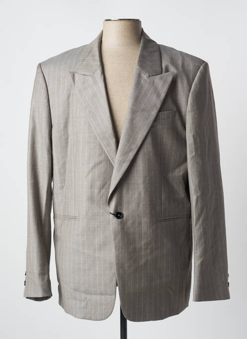 Blazer gris AZZARO pour homme