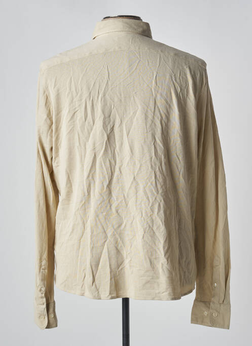 Chemise manches longues beige FACONNABLE pour homme