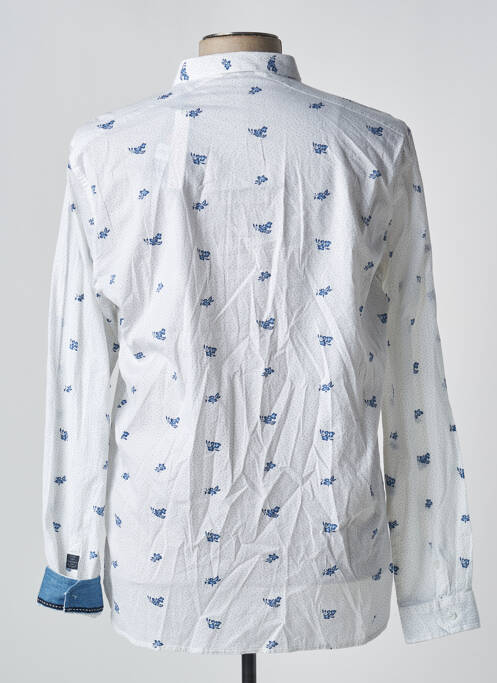 Chemise manches longues bleu SUN VALLEY pour homme