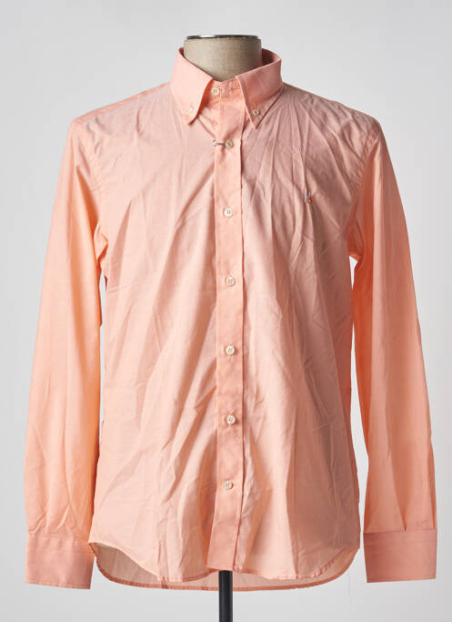 Chemise manches longues orange HARMONT & BLAINE pour homme