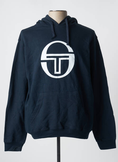 Sweat-shirt à capuche bleu SERGIO TACCHINI pour homme