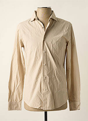 Chemise manches longues manches longues beige DOCKERS homme