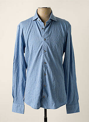 Chemise manches longues manches longues bleu PROFUOMO homme