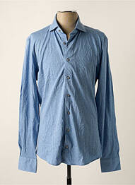 Chemise manches longues manches longues bleu PROFUOMO homme