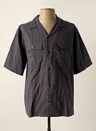 Chemise manches courtes col tailleur gris THE KOOPLES homme