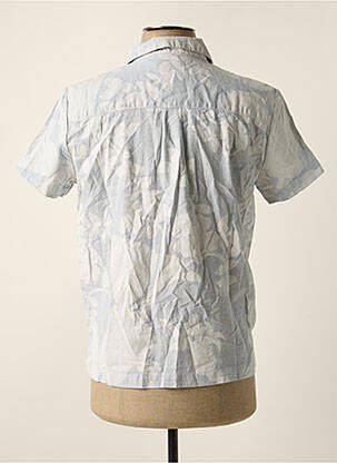 Chemise manches courtes col tailleur gris DOCKERS homme