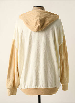 Sweat-shirt à capuche broderie manches longues beige LEVI'S homme