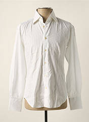 Chemise manches longues blanc COTON DOUX pour homme seconde vue