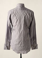 Chemise manches longues gris COTON DOUX pour homme seconde vue