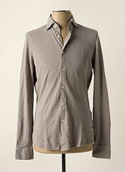 Chemise manches longues gris FACONNABLE pour homme seconde vue