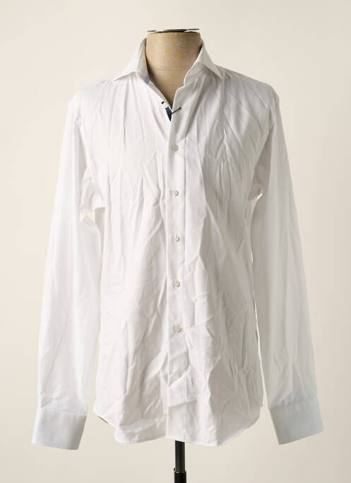 Chemise manches longues blanc PROFUOMO pour homme