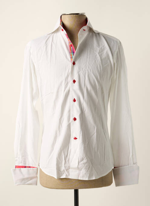 Chemise manches longues rose COTON DOUX pour homme