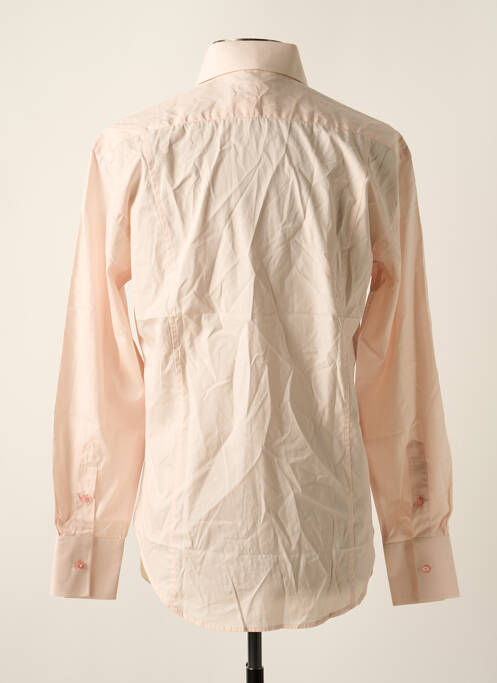 Chemise manches longues rose COTON DOUX pour homme