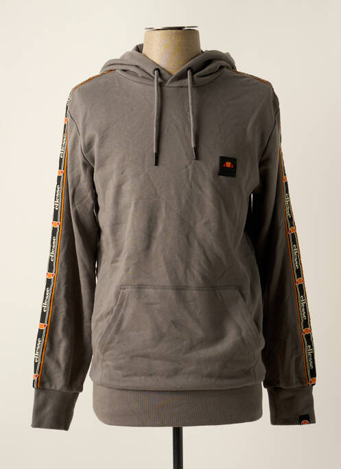 Sweat-shirt à capuche gris ELLESSE pour homme