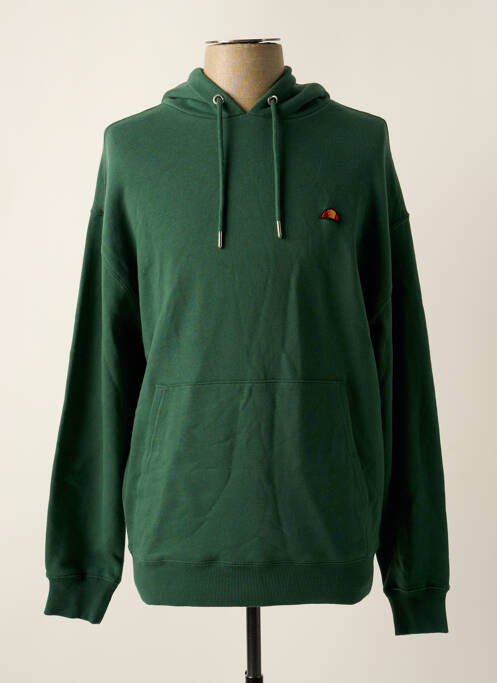 Sweat-shirt à capuche vert ELLESSE pour homme