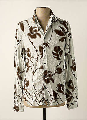 Chemise manches longues manches longues marron THE KOOPLES homme