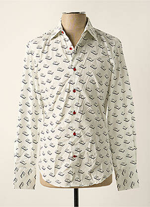 Chemise manches longues manches longues rouge COTON DOUX homme