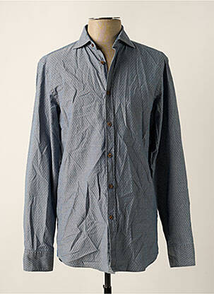 Chemise manches longues manches longues bleu FACONNABLE homme