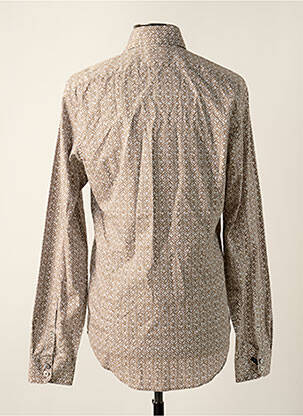 Chemise manches longues manches longues marron BLUE INDUSTRY homme