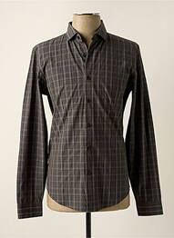 Chemise manches longues imprimé écossais gris DOCKERS homme