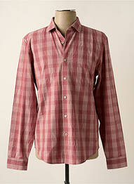 Chemise manches longues imprimé écossais rouge DOCKERS homme