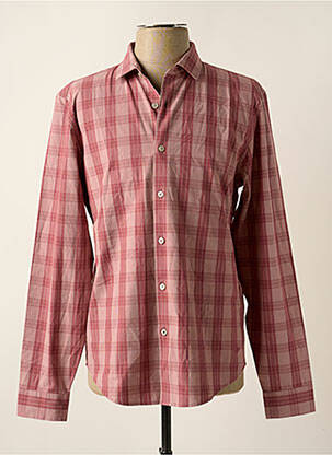 Chemise manches longues imprimé écossais rouge DOCKERS homme