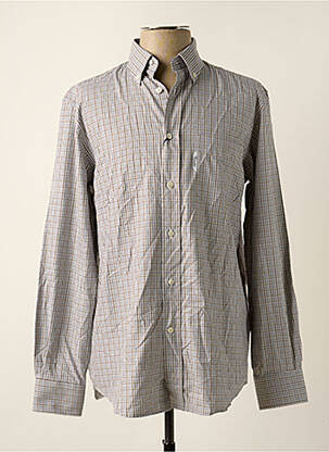 Chemise manches longues manches longues bleu FACONNABLE homme