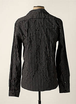 Chemise manches longues imprimé rayures noir THE KOOPLES homme