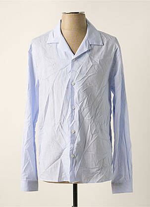 Chemise manches longues manches longues bleu THE KOOPLES homme