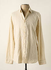 Chemise manches longues beige DEFACTO pour homme seconde vue