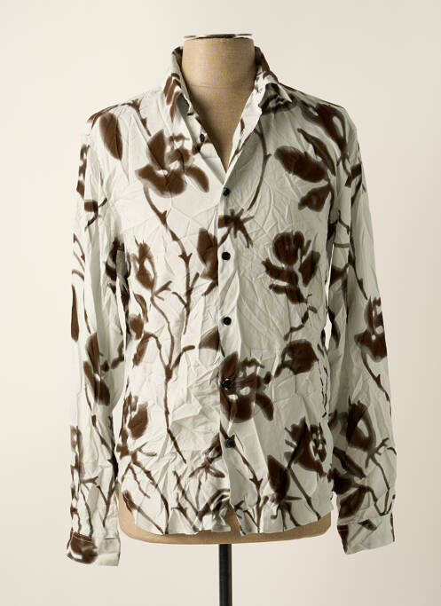 Chemise manches longues manches longues marron THE KOOPLES homme