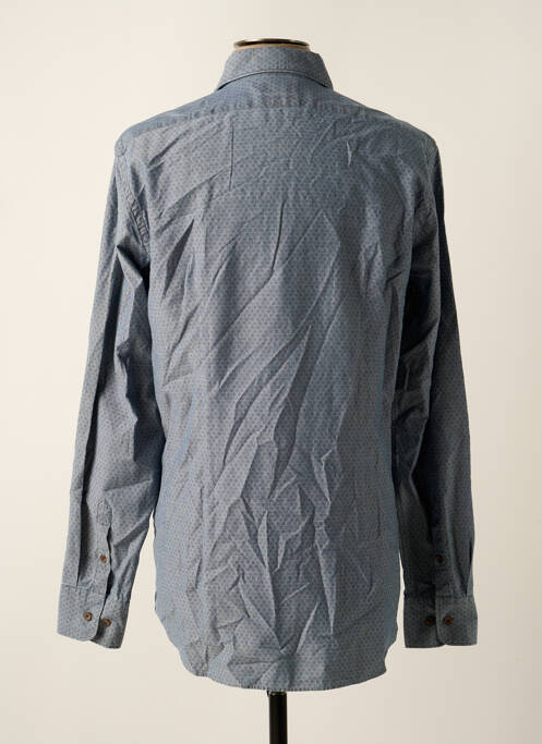 Chemise manches longues manches longues bleu FACONNABLE homme