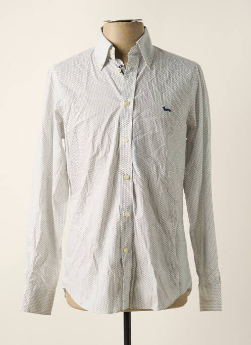 Chemise manches longues imprimé fantaisie bleu HARMONT & BLAINE homme
