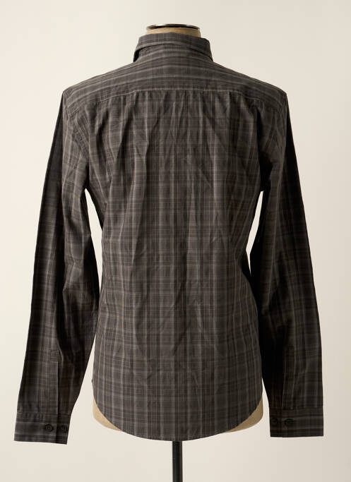 Chemise manches longues imprimé écossais gris DOCKERS homme