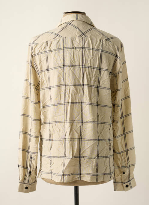 Chemise manches longues beige THE KOOPLES pour homme