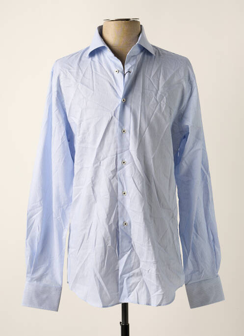 Chemise manches longues bleu PROFUOMO pour homme