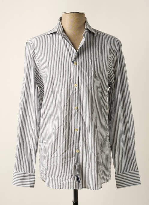 Chemise manches longues gris FACONNABLE pour homme