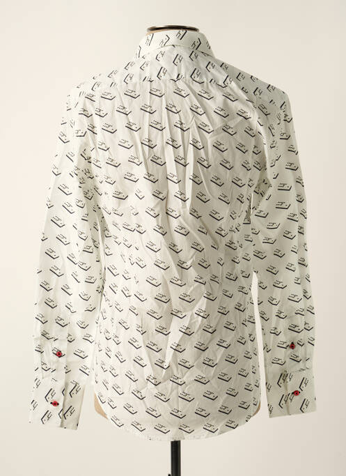 Chemise manches longues rouge COTON DOUX pour homme