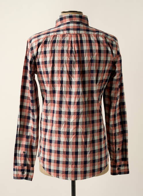 Chemise manches longues rouge DOCKERS pour homme