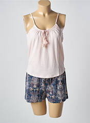 Pyjama rose LH pour femme seconde vue