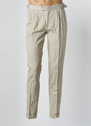 Pantalon slim taille à pinces taille normale beige THE KOOPLES homme
