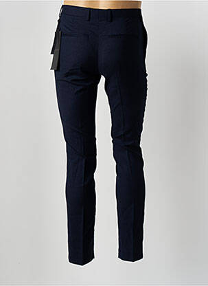 Pantalon chino fermeture zippée sous rabat avec crochet taille normale bleu THE KOOPLES homme